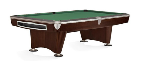 Brunswick Billiards Brunswick Gold Crown VI Slate Pool Table, Skyline Walnut Finish