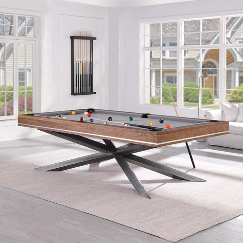 Playcraft Astral Slate Pool Table 8' | Walnut | Kit + Install