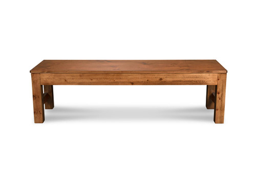 Doc & Holliday Billiards Storage Bench, wooden billiards storage bench with a natural finish and sturdy design suitable for game rooms or living spaces.