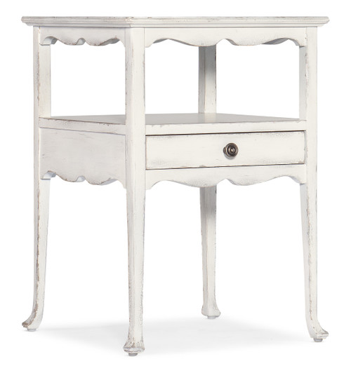 Hooker Furniture Charleston One-Drawer Magnolia White Accent Table