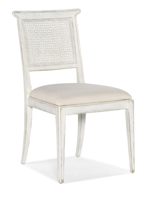 Hooker Furniture Charleston Upholstered Seat Side Chair in Magnolia White (2 per carton/price ea)