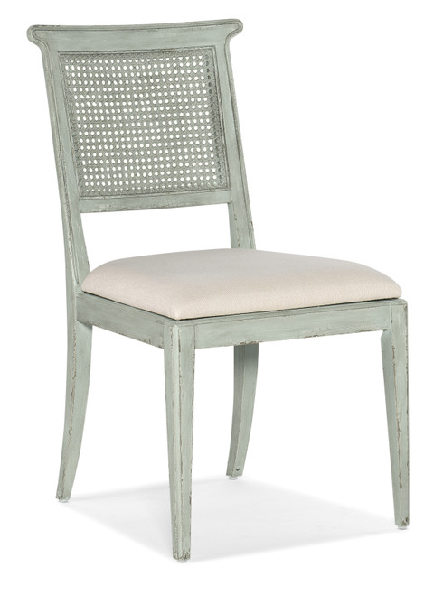 Hooker Furniture Charleston Upholstered Seat Side Chair in Haint Blue (2 per carton/price ea)