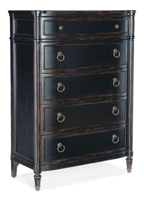 Hooker Furniture Charleston Five-Drawer Black Chest
