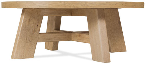 Hooker Furniture Driftwood Round Light Wood Cocktail Table