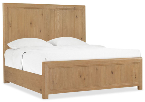 Hooker Furniture Driftwood Queen Light Wood Panel Bed