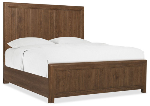 Hooker Furniture Driftwood King Medium Wood Panel Bed
