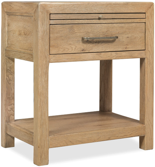 Hooker Furniture Driftwood One-Drawer Light Wood Nightstand