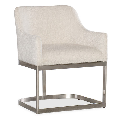 Hooker Furniture Modern Mood Upholstered Arm Chair w/Metal Base