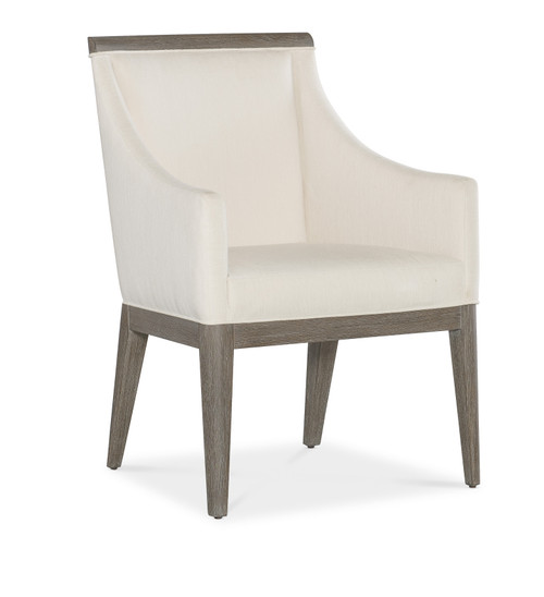 Hooker Furniture Modern Mood Dark Wood Upholstered Arm Chair -2 per carton/price each