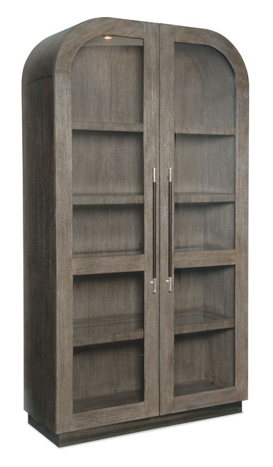 Hooker Furniture Modern Mood Dark Wood Display Cabinet