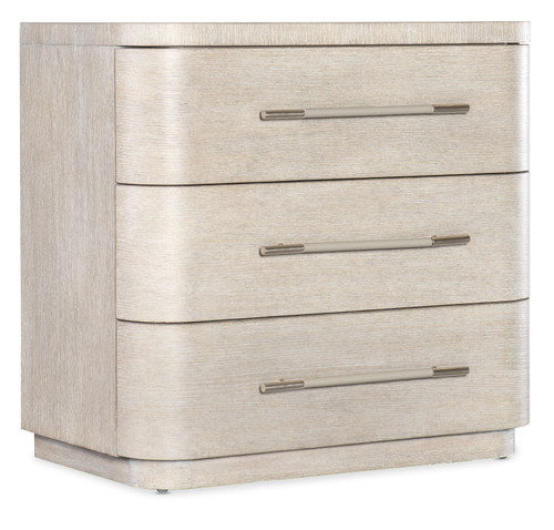 Hooker Furniture Modern Mood Light Wood Three Drawer Nightstand