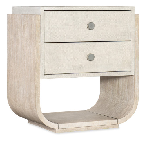 Hooker Furniture Modern Mood Two Drawer Light Wood Nightstand
