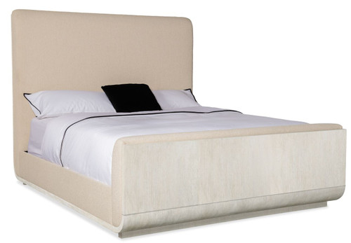 Hooker Furniture Modern Mood Light Wood Cal King Upholstered Panel Bed