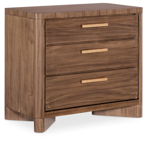 Hooker Furniture Eleana Three Drawer Transitional Nightstand
