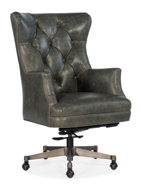Hooker Furniture Brinley Executive Dark Green Swivel Tilt Chair