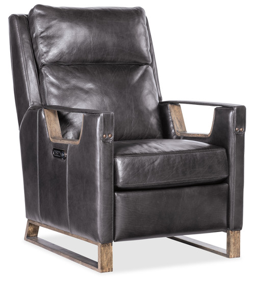 Hooker Furniture Relic Graphite Power Recliner with Power Headrest