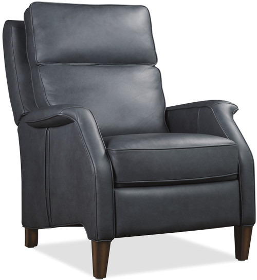 Hooker Furniture Wrenn Ankur Blue Power Recliner with Power Headrest