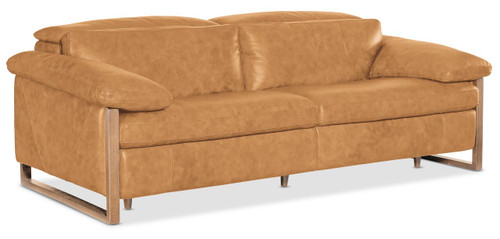 Hooker Furniture Jericho Dallas Toffee Power Sofa with Power Headrest