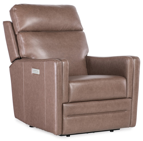Hooker Furniture Twain Zero Gravity Umber Power Recliner with Power Headrest and Lumbar