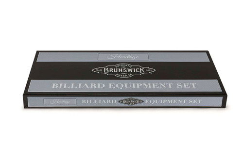 Brunswick Billiards Brunswick Heritage Play Package, billiard equipment set in a stylish box.