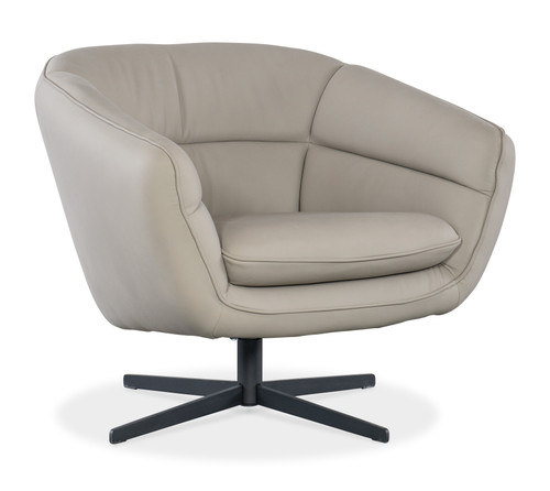 Hooker Furniture Mina Swivel Chair in Buckskin Beige