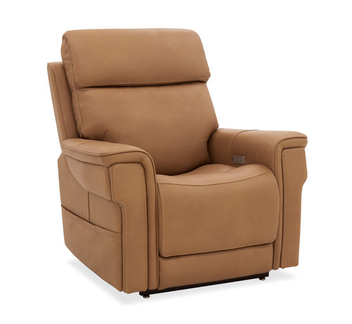 Hooker Furniture Lyra Sahara Havana Lift Chair with Power Recline, Headrest and Lumbar