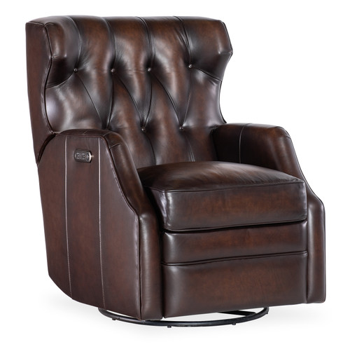 Hooker Furniture Henderson Vortex Power Swivel Glider Recliner