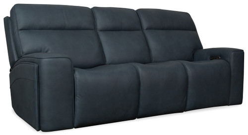 Hooker Furniture Riverton Power Sofa with Power Headrest and Lumbar