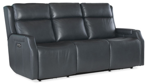 Hooker Furniture Nelson Zero Gravity Salvo Denim Power Sofa with Power Headrest and Lumbar