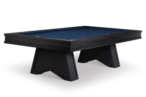 Ann Arbor 8' Pool Table in Black Ash by American Heritage Billiards