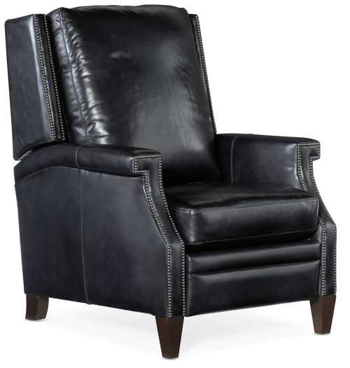Hooker Furniture Kato Leather Swivel Chair w/ Salt Pepper HOH