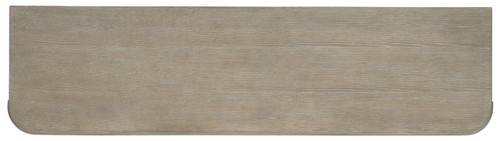 Hooker Furniture Affinity Host Chair - 2 per carton/price each, close-up view of the wooden table edge showing a light wood finish and rounded corner.