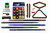 Plank & Hide Co Plank & Hide Otis Pool Table & Shuffleboard, pool and shuffleboard game set with balls, cues, racks, and accessories.