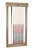 Brunswick Billiards Brunswick Matanza Slate Pool Table - Sandwash Finish, pool cue rack with seven cues, wooden frame with a natural Sandwash finish.