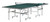 Brunswick Billiards Brunswick Smash 3.0 Indoor Table Tennis Table - Green Surface, foldable design with adjustable legs and a net for indoor recreational play.