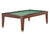 Brunswick Billiards Brunswick Henderson Pool Table in Espresso, modern and classic design with wood finish and green felt playing surface.