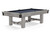 Brunswick Billiards Brunswick Canton 8' Slate Pool Table, with a rustic grey finish and classic design.
