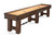 Brunswick Billiards Brunswick Canton Shuffleboard Table, 12 or 14 feet, with Black Forest Finish, showcasing a wooden design suitable for game rooms.