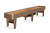 Brunswick Billiards Brunswick Andover II Shuffleboard Table, rustic dark brown finish, available in 12 or 14 feet length.