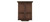 Cabinet doors open, displaying the double chalk scoreboards, magnetic catches, and dart holders for easy storage. The Brunswick Billiards Dartboard Cabinet is designed to keep your game room organized and your darts accessible.
