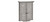 Brunswick Billiards Dart Board Cabinet, rustic gray wood finish with double doors and classic design