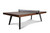 Modern Table Tennis. Crafted with industrial modern metal in a beauiful walnut finish.