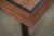 Plank & Hide Co Plank & Hide Harper Table Tennis Table with Storage Drawer, close-up of the wooden tabletop corner with a black edge detail.