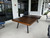 Plank & Hide Co Plank & Hide Harper Table Tennis Table with Storage Drawer, outdoor table tennis table on patio near building