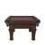 Plank & Hide Co Plank & Hide Talbot 8' Pool Table - Storage Drawer, wooden pool table with maroon felt, featuring a storage drawer and black leg supports.