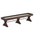 Plank & Hide Co Plank & Hide Otis Shuffleboard Table – Smokehouse, a long wooden shuffleboard table with a dark brown finish and sleek design.