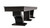 Plank & Hide Co Paxton Shuffleboard Table, modern dark wood shuffleboard table with sleek legs and smooth playing surface.