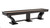 Plank & Hide Co Paxton Shuffleboard Table by Plank & Hide, a sleek black shuffleboard table with wooden accents and modern design.