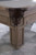 Playcraft Cooper Creek 8' Slate Pool Table | Free Play Kit, close-up of the corner showing the wooden leg with detailed paneling, slate surface, and leather pocket.