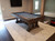 Playcraft Cross Creek Slate Pool Table, wooden pool table with slate surface and dark finish in a home game room.
